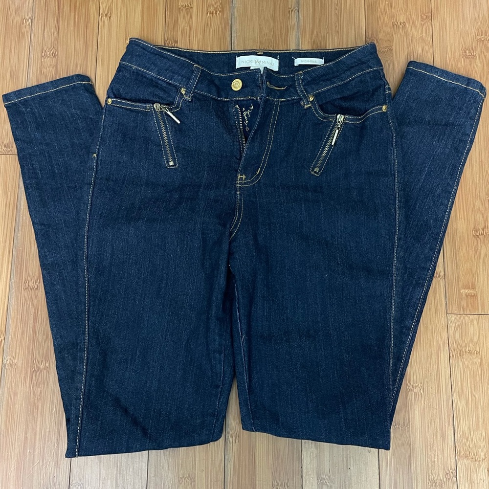 Brand new , never worn NICKI MINAJ BLUE HIGH-RISE BLUE JEAN